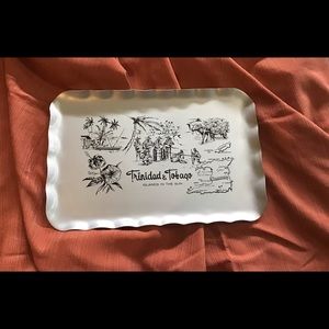 Vintage Aluminum Serving Tray